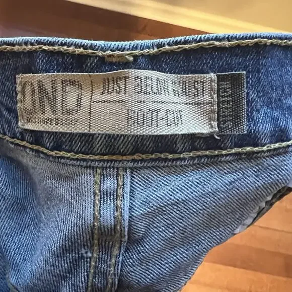 Old Navy OND Jeans Curvy 16 Short Bootcut Just Below Waist Blue Denim Stretch - Picture 12 of 12